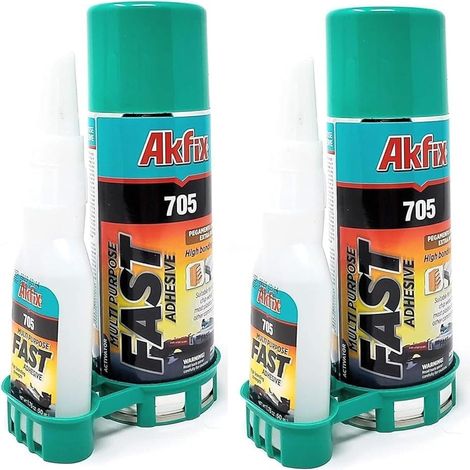 Akfix Colle instantanée extra forte avec activateur CA 50 g 200 ml (1/5)