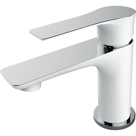 Essebagno Lover weiß verchromte Waschtischarmatur
