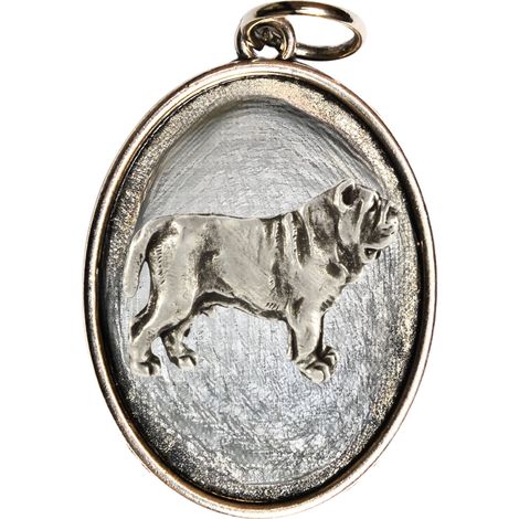 Mâtin napolitain, Mastino napoletano I - collier pour chien, pendentif « maman chien », bijou unique d'Art-Dog (1/5)