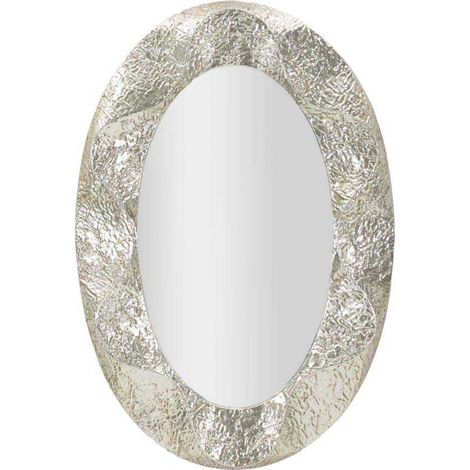 Miroir ovale argelux cm 87,5 x 6,5 x 128 (dimensions intérieures du miroir : 55x93) (1/4)