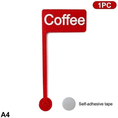 Panneaux indicateurs d'occupation cadeau de bureau amusant pour bureau pause-café ou réunion accessoires de bureau originaux format A4. (1/4)