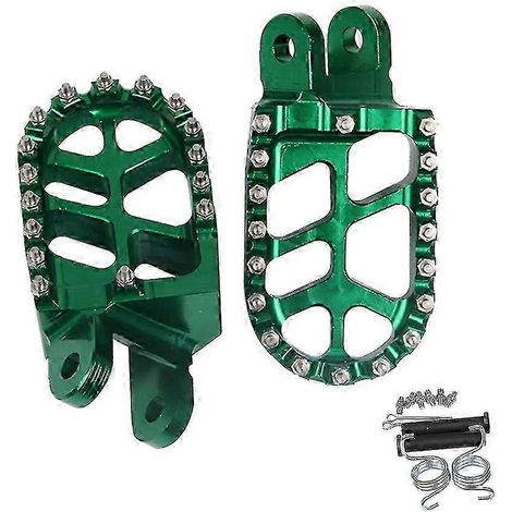 Compatible Kaw Klx250s Klx250sf Klx250r Klx250 Klx 250 R S Sf 250s 250sf Motocross Accessories Footrest Footpegs Foot Pegs Pedals( Green) (1/5)