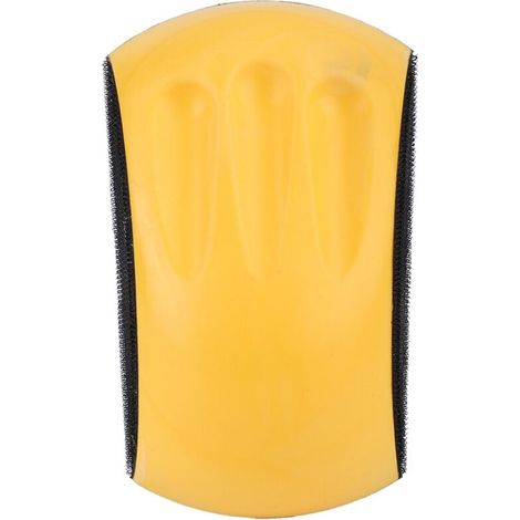 Handschleifpad mit Klettverschluss, PU-Schaumstoffrücken für die Restaurierung von Holzmöbeln, ergonomisches Design reduziert Ermüdung bei längerem Gebrauch (15 cm)