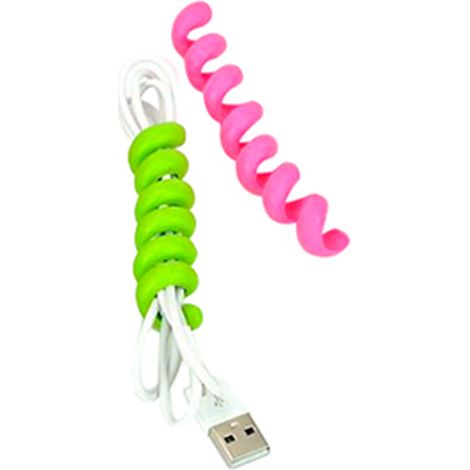 NX - Enrouleur flexible de chargeur et d'écouteurs (x2) (1/2)