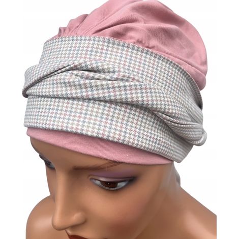 Turban pour femme Lena 143-532, foulard en coton, également adapté après une chimiothérapie. (1/5)