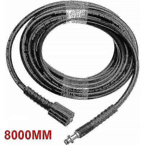 Compatible avec les tuyaux de nettoyage haute pression et les pistolets de pulvérisation Kärcher K2, K3, K4 et K5 de 6 m, 8 m et 10 m, ainsi qu'avec le tuyau Gaoly-q de 8 m. (1/5)