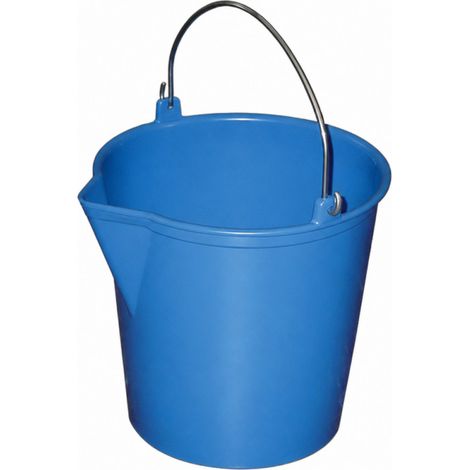 Secchio per versare da 13 litri, graduato, blu