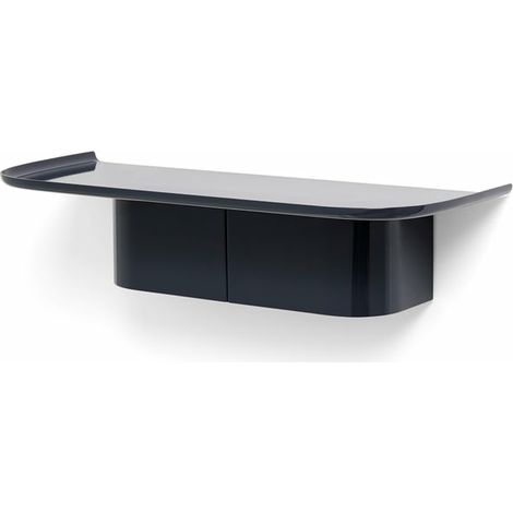 [GEBRAUCHT] B-Ware Hay Korpus Wandregal Mit Kleiderhaken M Midnight Blue Wandbrett Regalbrett Regal