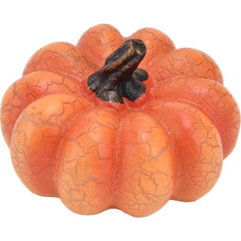 Lampe Citrouille Halloween LED à piles, déco 3D lumineuse pour fête, Type C, citrouille plate (1/5)