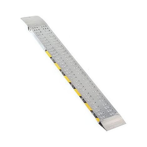 Rampa di Carico Fissa in Alluminio 200 x 20 cm Portata 1250 kg per Coppia