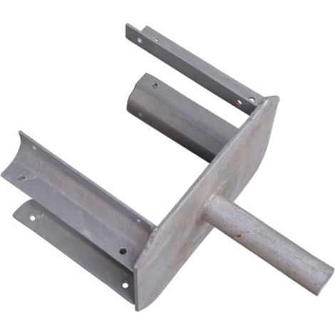 Moncoffrage – Fourche double entrée galvanisée pour étai – Maintien poutrelle coffrage bois H20 – Utilisation sur chantiers humides