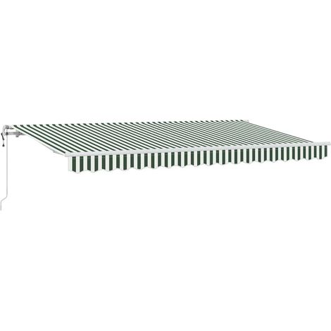 Maison Exclusive - Tenda Retrattile Verde 400 x 200 cm Tessuto (1/5)