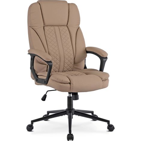 Phoenix Drehstuhl fürs Büro, beige, Kunstleder, modern (1/5)