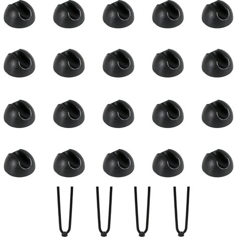 20pcs Chair Leg Caps, Hairpin Table Leg Protectors, Silicone Chair Pads, Chair Pads for Dining Table, Coffee Table Legs