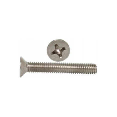 Vis à tête fraisée en acier inoxydable M4x50 DIN 965, lot de 250 (1/5)