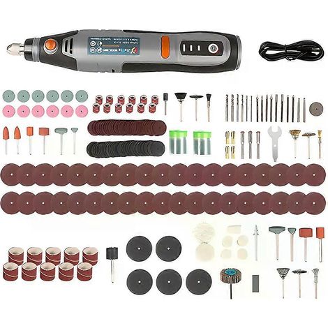 Mini perceuse électrique USB sans fil avec outil de gravure rotatif, stylo à graver pour le bricolage, 21 000 tr/min, et ensemble d'accessoires inclus. (1/5)