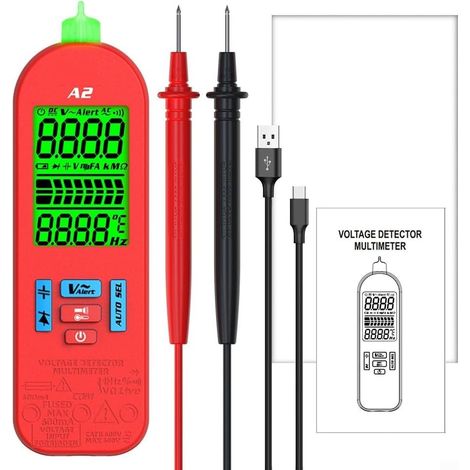 de test multim tre rechargeable mod le A2 couleur rouge d (1/4)