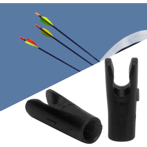 50 Flèches de Tir à l'Arc pour Chasse, Accessoires de Tir Sportif - Noir