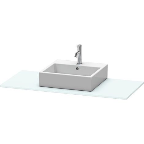 Consola Duravit XSquare 060D, 800 x 550 mm, 1 recorte, Color (frente/cuerpo): Azul claro mate - XS060D00909