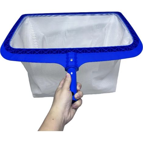 Accessoires de piscine (K-1015F) Épuisette à mailles fines pour piscines hors sol, spas, jacuzzis et fontaines : outil d'entretien et de nettoyage de surface (1/4)