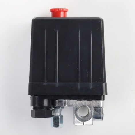 QORVA-Pressostat de compresseur d'air avec 4 sorties pièces de compresseur de soupape de commande de pressostat15A 6-8KG