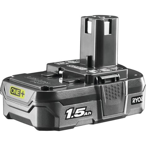 Batterie lithium-ion 18V 1,5Ah pour outils RYOBI ONE+ – Témoin de charge – Compatible avec tous les outils – RB18L15B