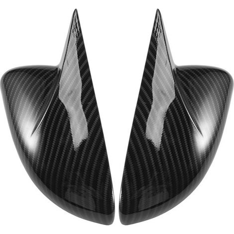 1 Paar hupenförmige Rückspiegelkappen für Golf 6 MK6, passend für Golf 6 (Baujahre 2009–2013) (1/5)