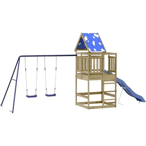 Outdoor Playset Impregnated Wood Pine vidaXL (1/5)