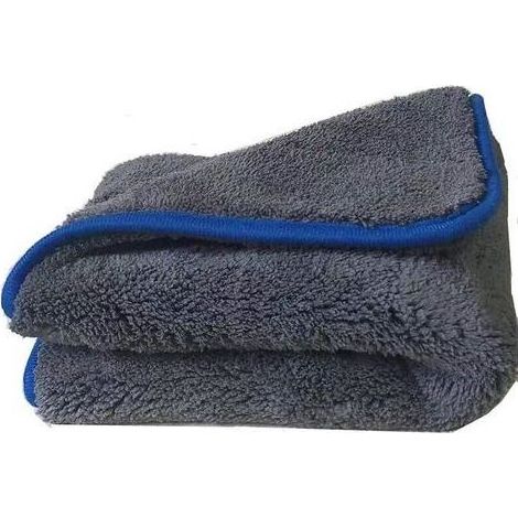 pair Chiffon en Microfibre Voiture,1200GSM Chiffon de Polissage, Pièces Microfibre Sechage Voiture - Super Absorbant Ne Laisse Pas De Taches d'eau, 40x40cm Bleu, 1pc-Fei Yu (1/5)
