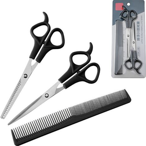 Ensemble de tondeuse à cheveux trois pièces pour enfants et nourrissons, tondeuse à effiler, kit de coiffure professionnel. (1/3)