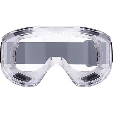 Anti-fog safety glasses, clear anti-scratch safety glasses, ideal eye protection for DIY, sanding, dust, woodworking, etc. (1/4)