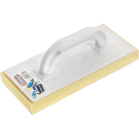 Connex Fliesenwaschbrett 14 x 31 cm Kunststoff mit Hydro-Schwammauflage gerastert Fliesenwerkzeug