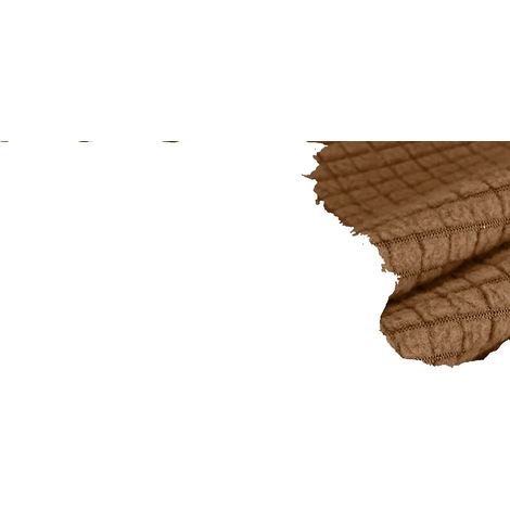 Copridivano in tessuto elasticizzato, protezione completa, marrone, per divano a 3 posti (185-230 cm) (1/2)