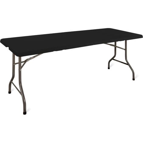 Mesa para eventos de 180x75cm - Negra (1/5)