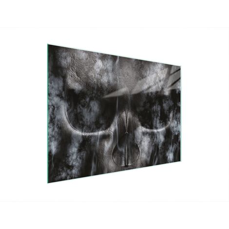 Glasschneidebrett 30x22 Totenkopf (1/5)