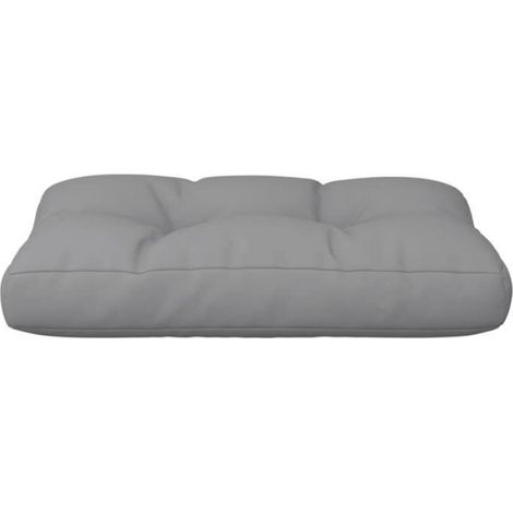 vidaXL Coussin de palette gris 60x40x12 cm tissu 360558 (1/5)