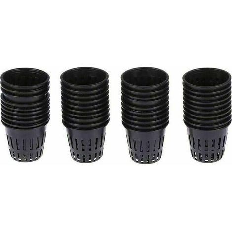 40 PCS 2 Pouces Net Pot pour Hydroponique Jardin Net Tasse Pots En Plastique Hydroponique Net Pot Seau Panier-Fei Yu (1/5)