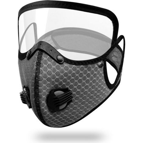1PC gris Masque anti-poussière monobloc Travail du bois Construction Tonte Ponçage Jardinage Nettoyage Peinture Sciage et ponçage (1/3)