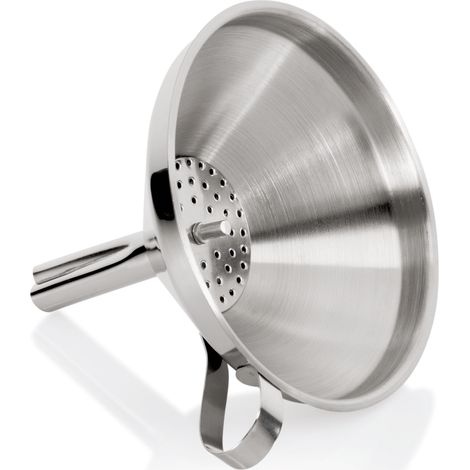 Entonnoir avec poignée latérale Ø 10 cm inox - Was Germany