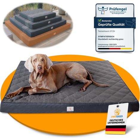 Lit orthopédique pour chien étanche tapis coussin antidérapant panier pour chien housse lavable petits à grands chiens 130 x (1/5)