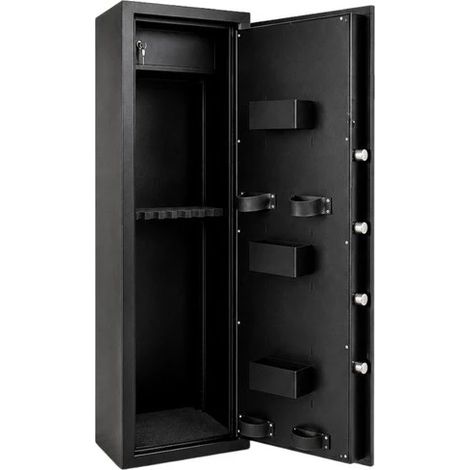 Armoire À Fusils Tresorsafe 10 Armes Serrure À Clés (1/5)