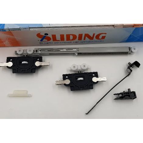KIT SCORREVOLE SLIDING mod.COLIBRI' CLIP RAPIDA + 1 DECELERATORE (1/5)