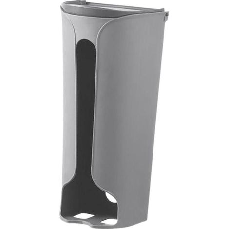 Boîte de rangement suspendue pour sous-vêtements et chaussettes, à suspendre au mur, avec couvercle ouvert et accessoires. Montage facile et durable. Organisateur de placard.-grey (1/5)