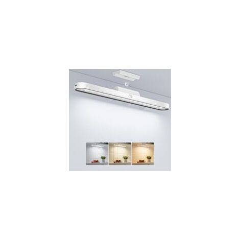 Réglette LED cuisine rechargeable USB – Lumière magnétique avec 3 températures – Luminosité réglable 10-100% – Installation sans perçage