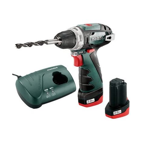 Metabo Akku-Bohrschrauber PowerMaxx BS mit 2x 2,0 Ah Akku + Lader im Karton