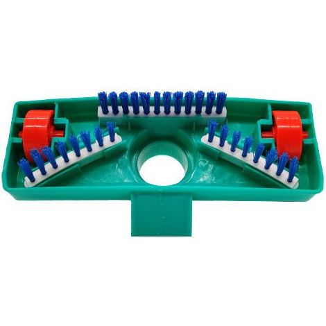 Aspirateur de piscine haut de gamme, 5 sections, manche télescopique de 1,2 m et poignée – Pour piscines hors sol, spas et étangs (1/5)