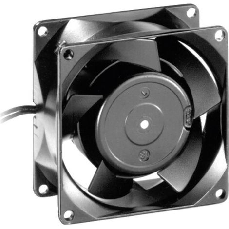 ebm-papst Ventilador axial 230 V 30 m³/h Negro 8x8x3.8 cm