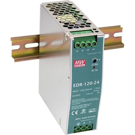 Alimentatore per guida DIN 120W 24V 5A