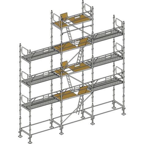Échafaudage Altrad Façadier 88 m²