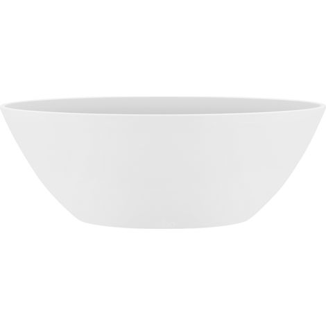 Elho Brussels Ovale 36 - Blanc - L 36 x B 16 x H 13 cm - intérieur - 100% recyclé (1/5)